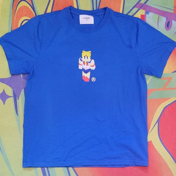 Ultrafeel Sailor Moon Minecraft Anime Shirt - Picture 1 of 2